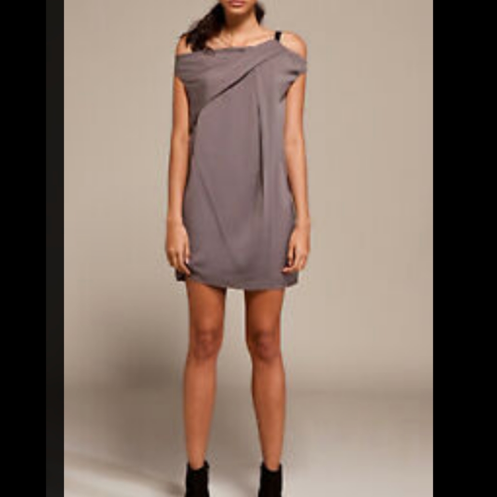 Helmut Lang silk shift dress